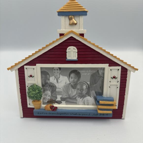 School House Picture Frame 3.5 X 5 Photo Inspirio by Zondervan Job 34:4 Teacher - Picture 1 of 10